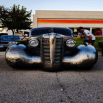 silver machine rat rod